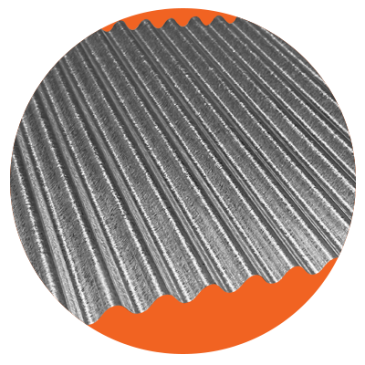 LAMINA ACANALADA ONDULAR REFORZADA